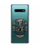 Coque Galaxy S10e mort mexicaine fleur automne calavera