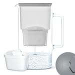 Wessper Carafe en verre avec 1 filtre à eau compatible avec Brita Maxtra Eau ...