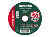 Metabo Limited Edition - Skjæreplate - For Rustfritt Stål, Stål, Inox Steel - 10 Deler - 125 Mm