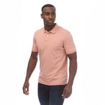 Boss Mens Passenger Stretch-Cotton Polo Shirt in Pink material_polycotton - Size Medium