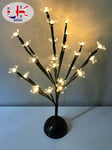 LED Cherry Twig Tree Lights Light Up Blossom Christmas Tree Table Lamp Decor