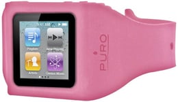 Puro NANO6WRISTPNK Watch Bracelet Silicone for iPad nano 6 Pink