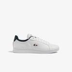 Lacoste Sneakers Carnaby Pro homme en cuir Taille 51 Blanc/marine/rouge