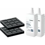 Geberit Accessoires - Set AquaClean de filtres à charbon actif et liquide de nettoyage pour buse, 2 pièces 240.626.00.1
