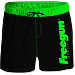 Maillots de bain enfant Freegun  Boardshort Court garçon ceinture élastique et colorée