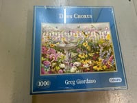 Gibsons "Dawn Chorus" 1000 piece Jigsaw Puzzle Birds, Garden (NEW) Free P+P