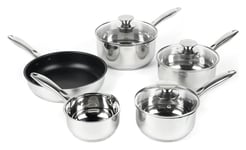 Russell Hobbs 5 Piece Stainless Steel Pan Set