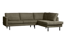 BePureHome Rodeo Corner Sofa Right Velvet bonsai