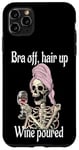 Coque pour iPhone 11 Pro Max Bra-Off Hair Up Squelette coulé pour femme