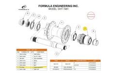 Formula FH-522A Frihjulsbody Sram XD, DHT-1481