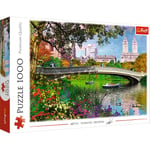 Trefl Vue Manhattan Parc Vert DIY Divertissement Créatif Cadeau Amusement Puzzles Classiques, TR10467, Central Park New York, 1000 Pièces