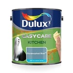 Dulux Easycare Kitchen Matt Emulsion Paint For Walls And Ceilings - Stonewashed Blue 2.5 Litres