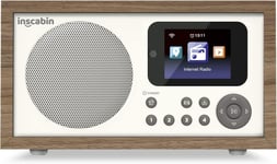 bin Radio Internet D2/D4 avec Bluetooth,Spotify Connect,Double réveil,contrôle des Applications et écran Couleur (D2-BK)(Q731)