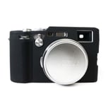 Fuji Fujifilm X100f Kameraskydd Silikon Stötdämpande - Svart