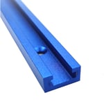 Blue 300mm Fente de Fixation de la Vis en T, pour Aluminium et Travail du Bois, Gabarit pour Rail à Onglets, Arrêt de la Piste, pour Table de Défonceuse, Scie à Ruban, Outils de Bricolage, 300 à 800mm ""Nipseyteko