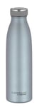 THERMOcafé by THERMOS TC BOTTLE Bouteille isotherme en acier inoxydable résistant aux boissons gazeuses pendant 12 h chaud 24 h froid 0,50 l Anti-fuite Pour l'école, les déplacements et le bureau Bleu