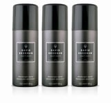 David Beckham Instinct Body Spray Deodorant, 150ml (Pack of 3)