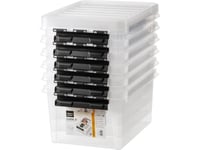 Smartstore Classic 31 Storage Box With Lid, Pack Of 6