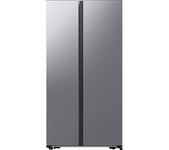 SAMSUNG Series 6 SpaceMax RS57DG400EM9/EU American-Style Smart Fridge Freezer - Gentle Silver, Silver/Grey