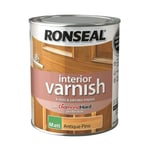 RONSEAL INTERIOR VARNISH MATT ANTIQUE PINE 750ML