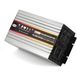 Maerex - Onduleur inverter convertisseur Onduleur à onde sinusoïdale 2500W DC12V-AC220V 2 Prise lcd ZebraA