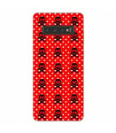 Coque Galaxy S10e mort skull pois rouge multi