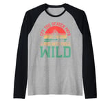 Off the Beaten Path and Into the Wild Hiking Raglan Baseball Tee