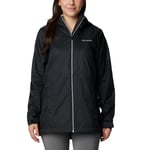 Columbia Women's Switchback Lined Long Jacket Shell, Black, L