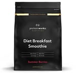 Protein Works - Ultimate Diet Breakfast Shake , Low Calorie Breakfast Shake , High Protein , Low Sugar Breakfast , 9 Servings , Summer Berries , 500g