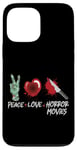 iPhone 13 Pro Max Scary Horror Movie Knife Zombie Hand Peace Love Case