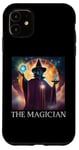 Coque pour iPhone 11 Carte de tarot magicien, amateurs de cartes de tarot, lecteurs de tarot