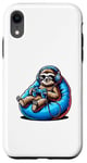 iPhone XR Sloth Gamer with Headphones and Controller Case