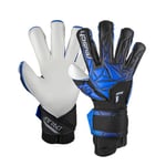 REUSCH Attrakt RE:Grip Gants de Gardien Adulte Unisexe, 7737 Black/Electric Blue, 11