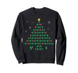 Christmas Programmer Coder (0,1) Tree, Computer Science Xmas Sweatshirt