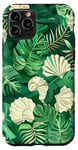 Coque pour iPhone 11 Pro Green Pop Art Tropical Coastal Petite-fille Esthétique