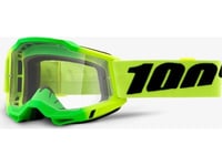 100% Goggles 100% Accuri 2 Travis (Transparent Glass Anti-Fog, Lt 88% -92%) (New)