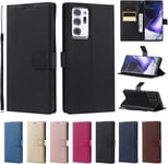 Shell Mobile For Samsung Galaxy Note 20 Ultra Case For Galaxy Note 20 Ultra Portefeuille Slots Stand Fermeture Magnétique Protection Puce Cuir Antichoc Tpu Couvercle De Rabat Avec Lanière À Brace