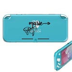 Coque pour Nintendo Switch LITE avec votre prénom 6 motif lune noir