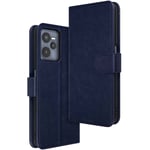 Realme C35 Wallet Cover Case Video Stand Feature Navy