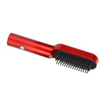 Electric Hair Brush Hair Straightener Curler Comb Button Control For Styling For