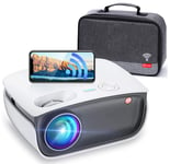 Vidéoprojecteur Mini Wifi Portable 4000 Lumens 720p Home Cinema Support 1080p avec Sac de Transport