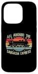 iPhone 14 Pro Retro Wagon Train Lover Model Train Railroad Conductor Funny Case