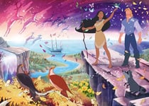 Ravensburger - Puzzle Adulte - Puzzle 1000 pièces - Pocahontas (Collection Disney) - Adultes et enfants à partir de 14 ans - Puzzle de qualité supérieure - Disney Princesses - 12000243