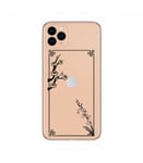 Coque iphone 11 PRO cadre japonais noir