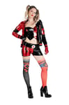 Ciao- Harley Quinn Classic costume déguisement fille femme adulte original DC Comics (Taille M)