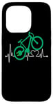 iPhone 15 Pro E-bike Heartbeat Funny Electric Bicycle Green Energy Case