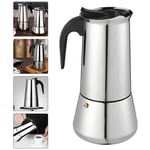 Stainless Steel Coffee Pot Office Classic Cafe Maker Espresso Machine