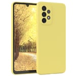 For Samsung Galaxy A33 5G Phone Case Silicone Back Cover Protection Yellow