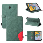 Coque Pour Tablet Samsung Galaxy Tab A Lite Sm-T387,Etui Pour Tablet Samsung Galaxy Tab A Lite Sm-T387 Pu Housse Flip Coque Avec Built Stand Et Magnétique Fermeture Bande,Vert