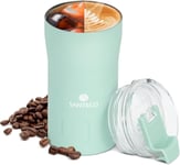 SANTECO Travel Coffee Mug 350ml/500ml, Insulated Coffee Cups with Flip Lid, Dou